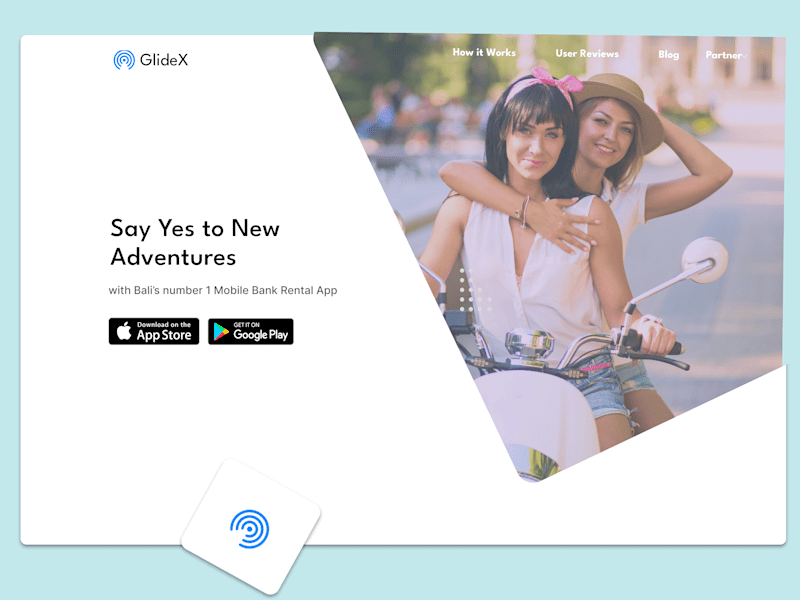 Cover image for GlideX Travel Landing Page – Figma Design