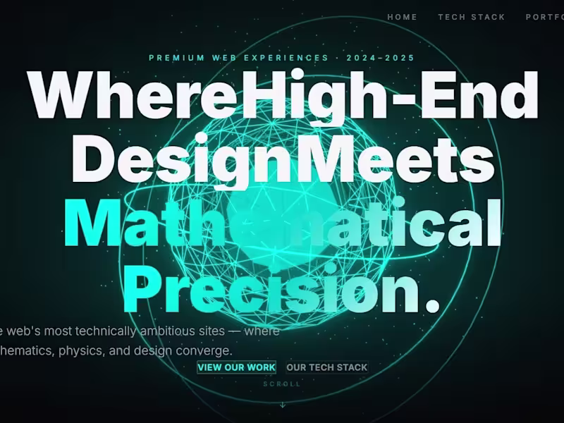 Cover image for Premium 3D Gallery — Dark