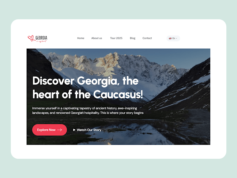 Cover image for Georgia in my heart Website 