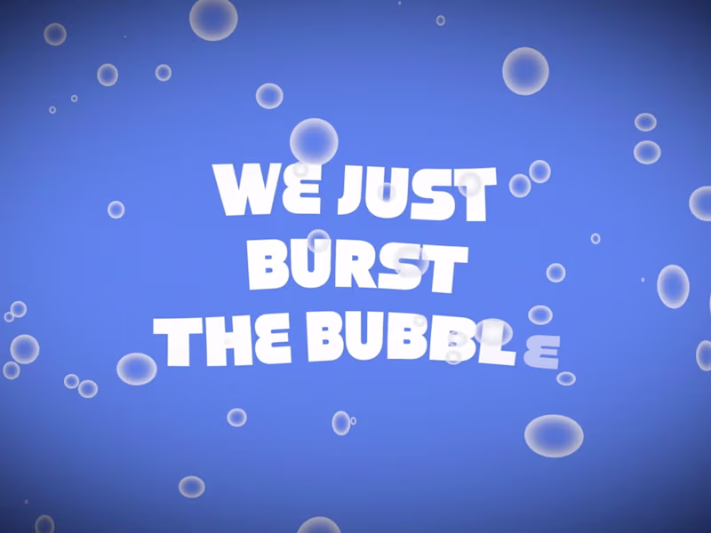 Cover image for Here Comes Another Bubble music video