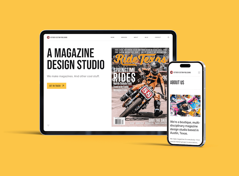 Cover image for Modern Web Design for a Leading Magazine Design Studio