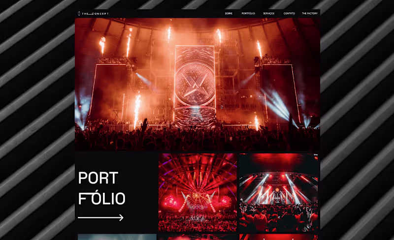 Cover image for Website Design | Event Production Company