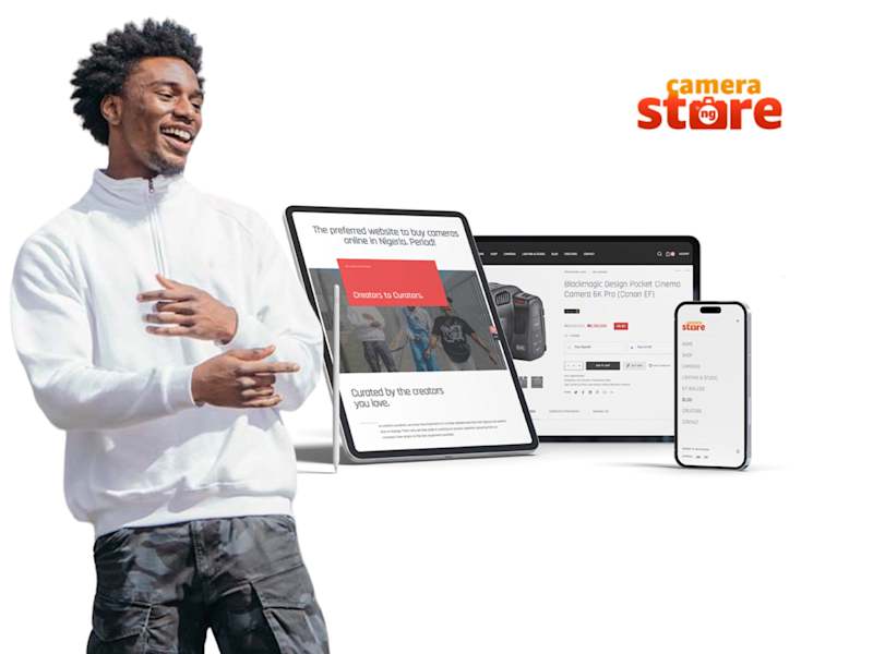 Cover image for Brand Development and Website Design for Camera Store Nigeria