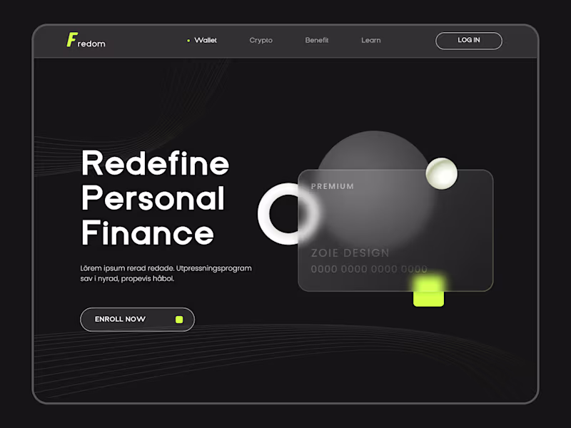 Cover image for Fredom - a new one stop card in new fintech era
