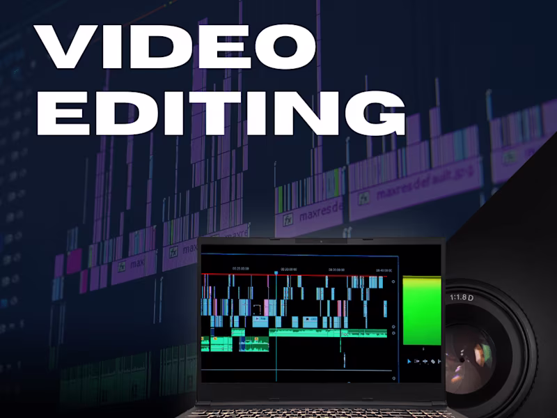 Cover image for Experienced video editor ready to bring your vision to life!
