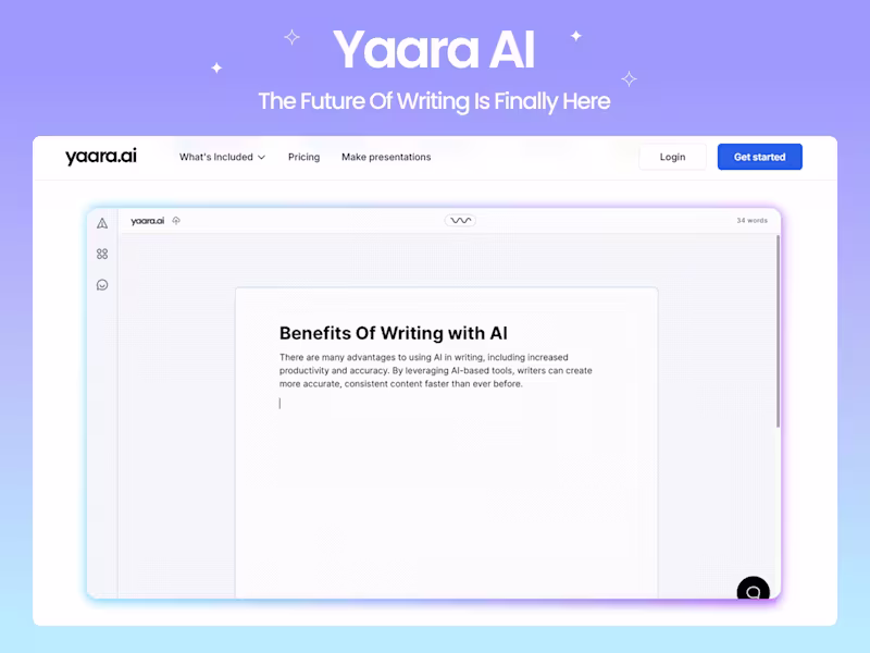 Cover image for Yaara AI - AI Powered Content Writing Platform