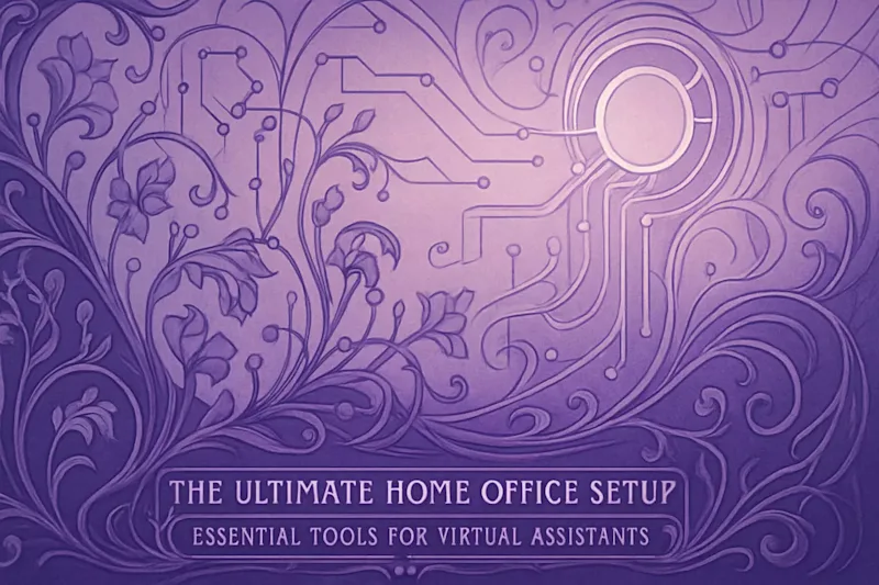 Cover image for The Ultimate Home Office Setup: Essential Tools for Virtual Assistants