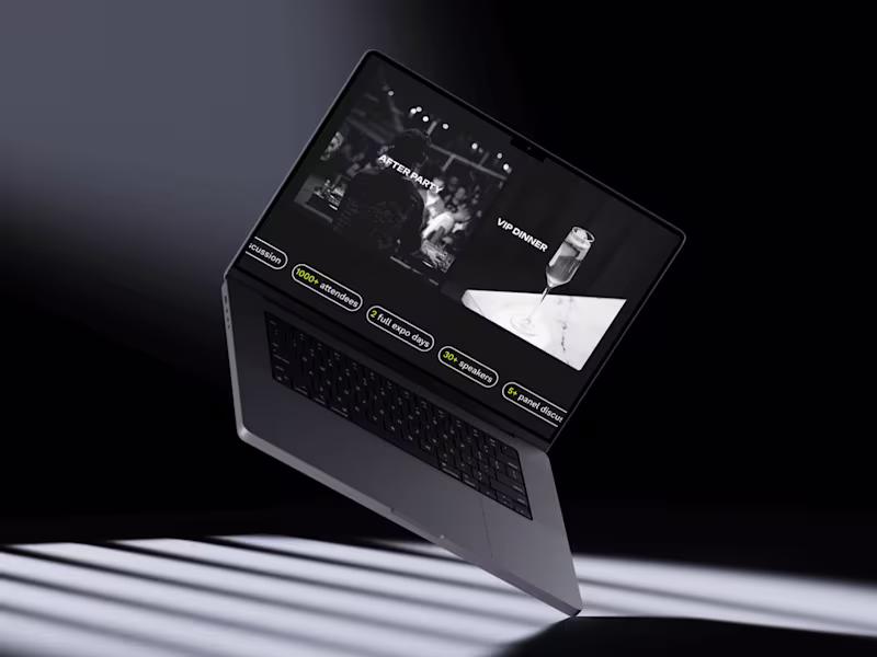 Cover image for Landing page for Mining conference 