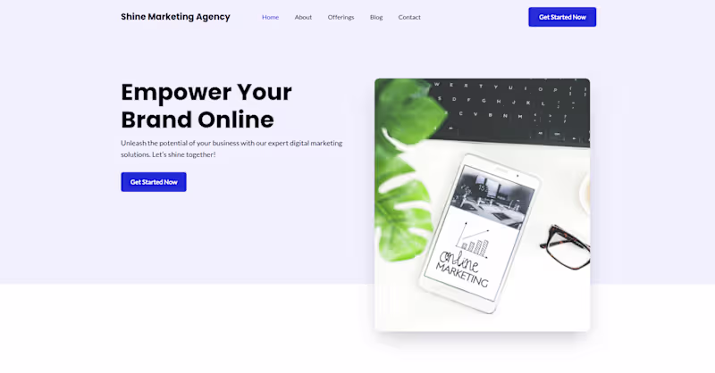 Cover image for Shine Marketing Agency