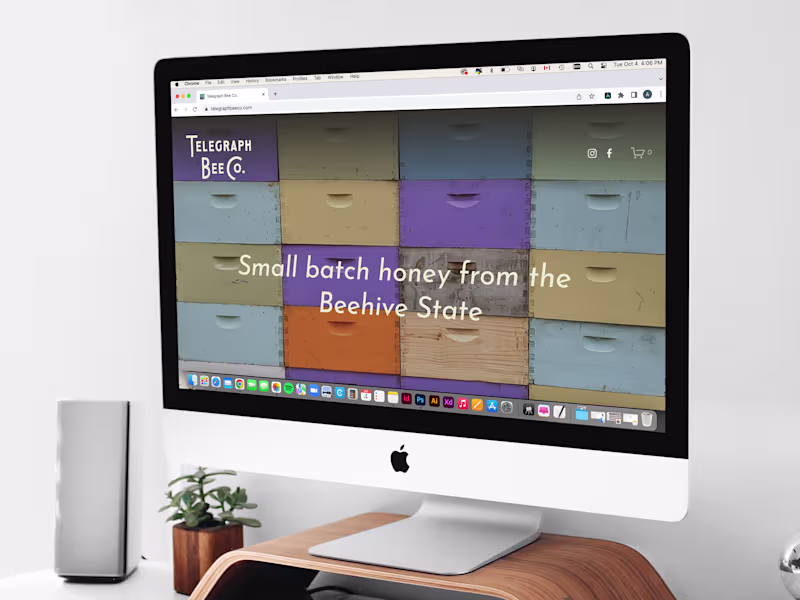 Cover image for Telegraph Bee Co. | Website Design