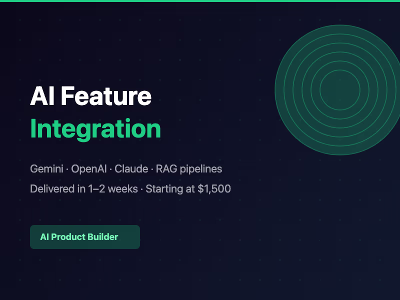Cover image for AI Feature Integration