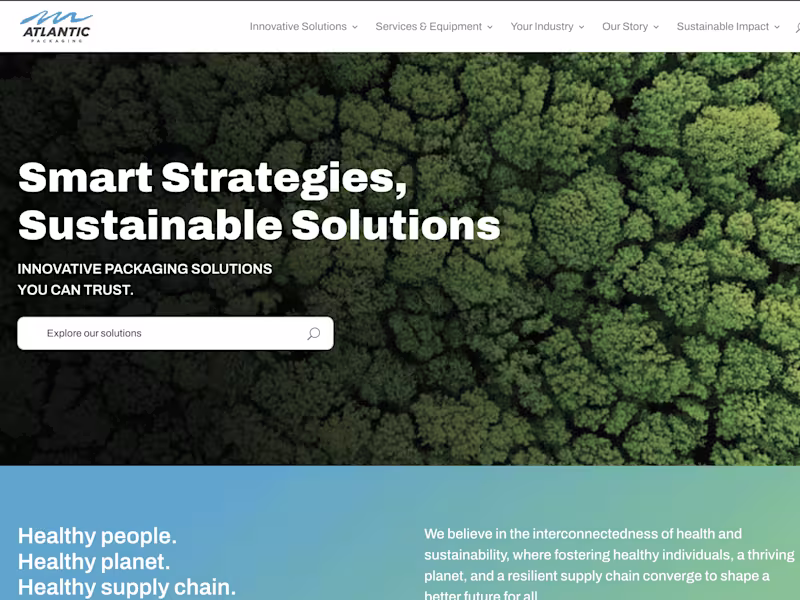 Cover image for Atlantic Packaging - Packaging Equipment, Materials, Expertise