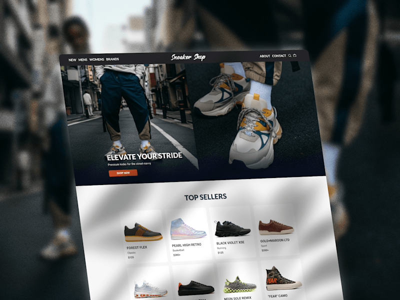 Cover image for E-commerce Template: HTML/CSS to Framer
