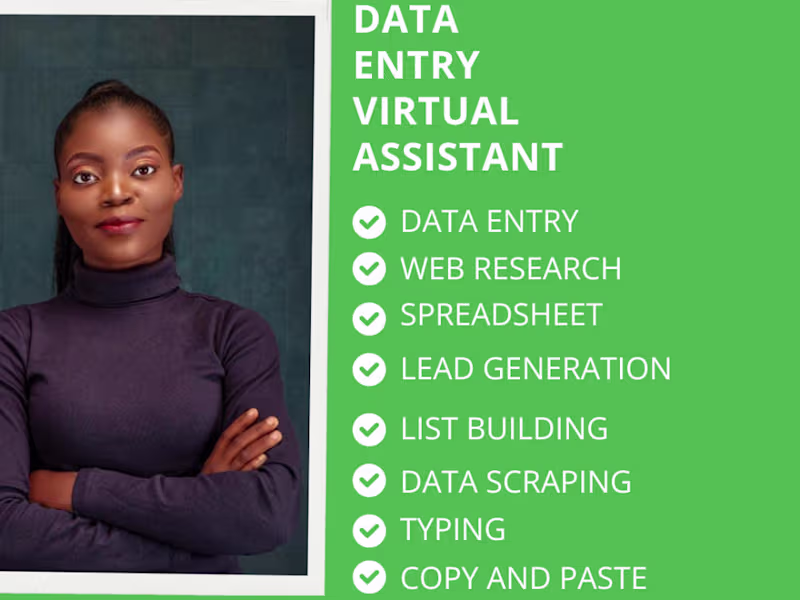 Cover image for Data Entry & Lead Generation Support