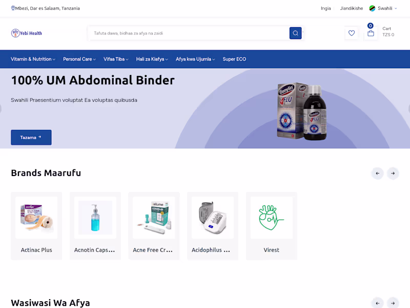 Cover image for Home - YebiHealth