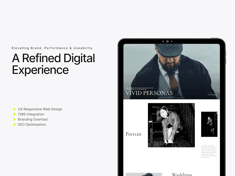 Cover image for QB Photography Redesign