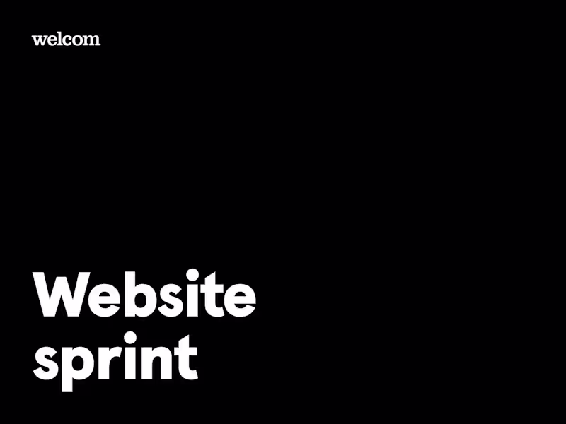 Cover image for Website Redesign Sprint