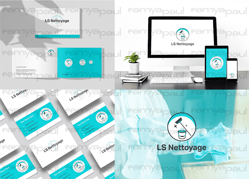 Cover image for Brand identity for LS NETTOYAGE