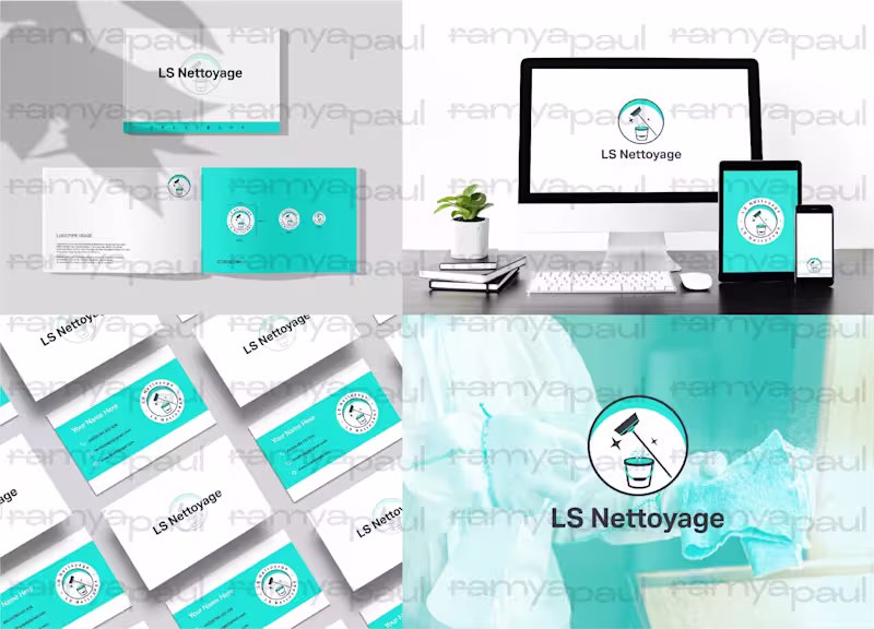 Cover image for Brand identity for LS NETTOYAGE