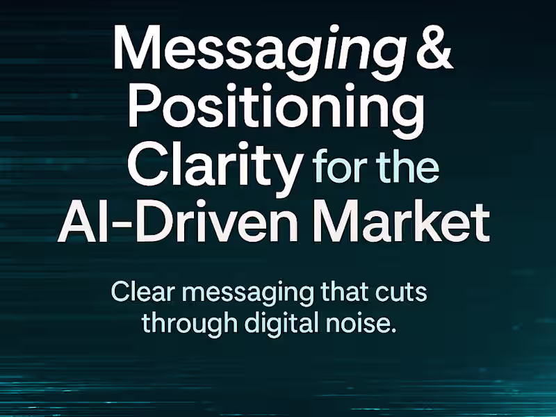 Cover image for Messaging & Positioning Clarity Package