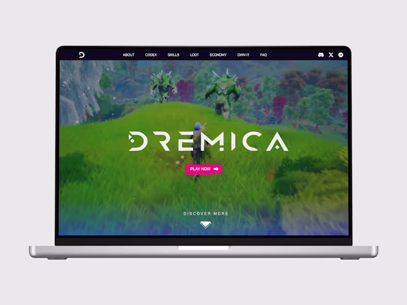 Cover image for Dremica Landing page