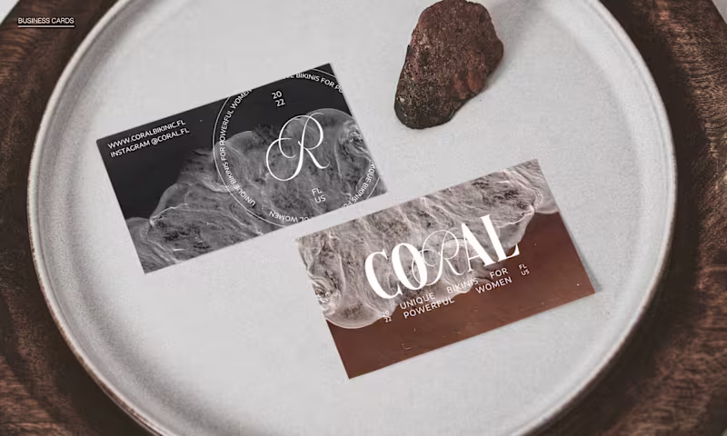 Cover image for Coral 🪸 Brand Identity + Web Design 