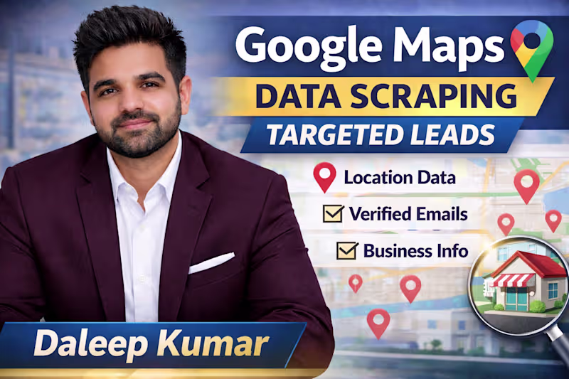 Cover image for Google  Map Data Scarping