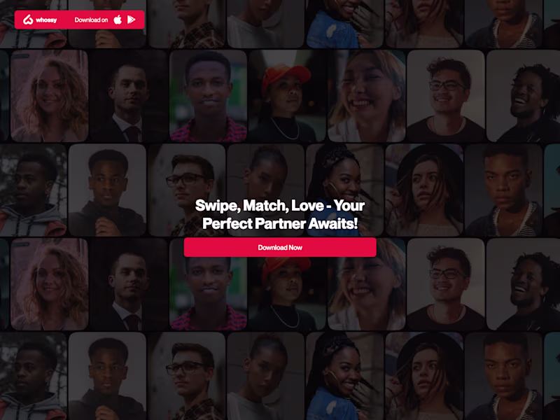 Cover image for  Whossy – Connect & Date: A Web-Based Dating Platform