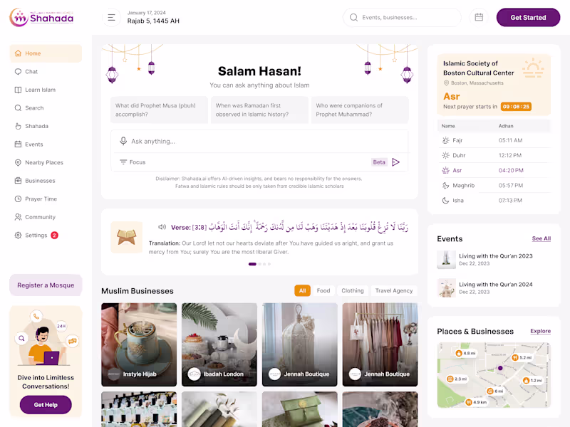 Cover image for AI Powered Islamic Information Agent