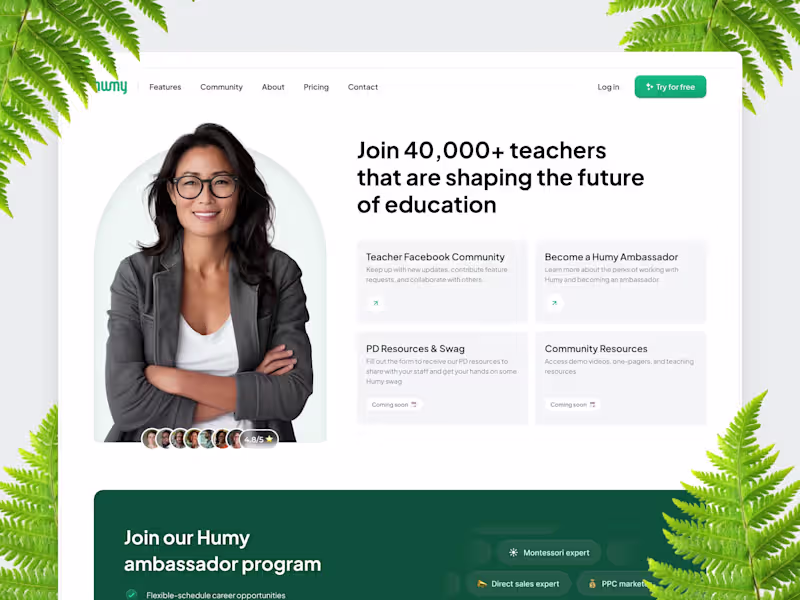 Cover image for Website Design for Humy EdTech Platform