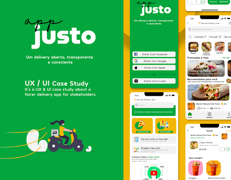 Cover image for App Justo - UX/UI Case Study :: Behance