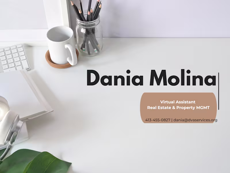 Cover image for Bilingual Virtual & Administrative Assistant for Businesses