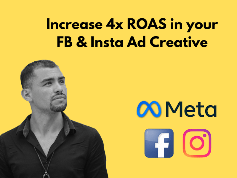 Cover image for Get 4x increase in conversion of your Creatives Face/Insta Ads