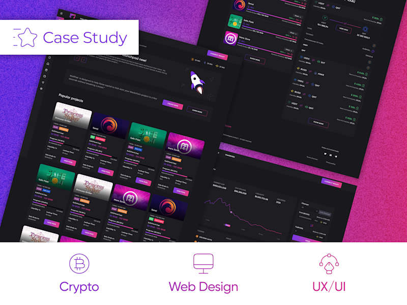 Cover image for Crypto launchpad "WolfPad"