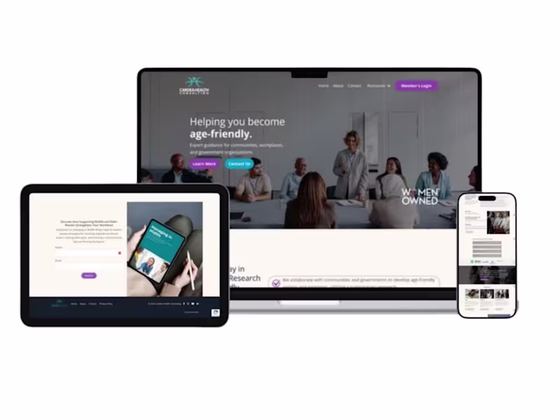 Cover image for Kajabi Website for Cardea Health Consulting