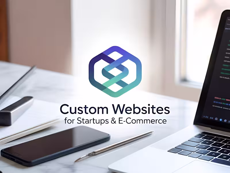 Cover image for Custom Websites for Startups & E-Commerce