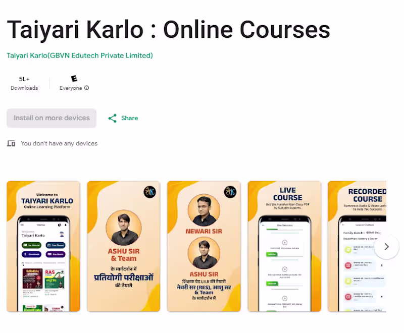 Cover image for Taiyari Karlo