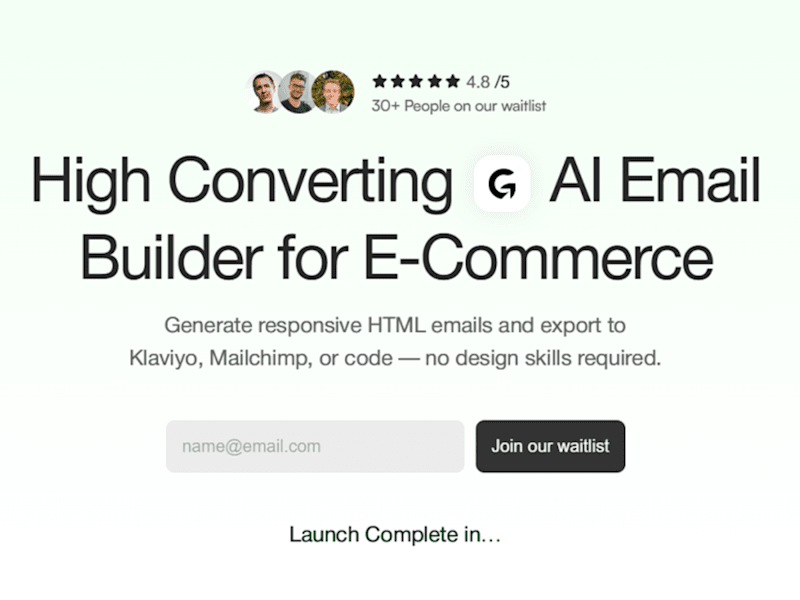 Cover image for Galio: AI Email Builder for E-commerce – Design & Export in Min…