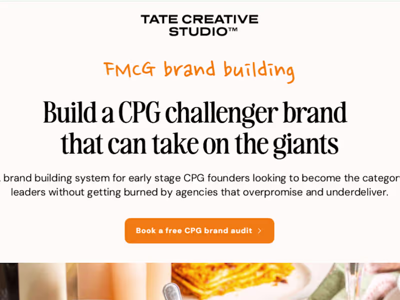 Cover image for tate creative studio funnel design