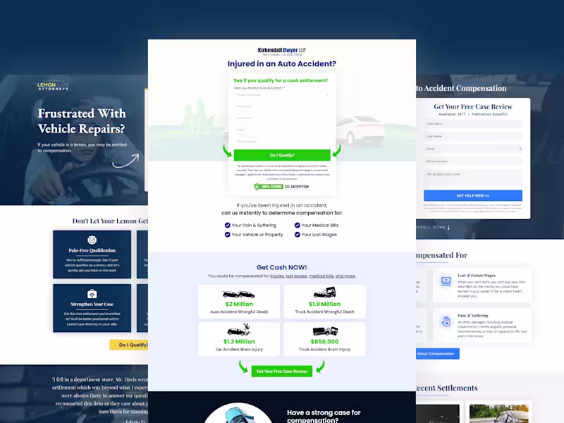 Cover image for Lead Generation LPs for Lawyers