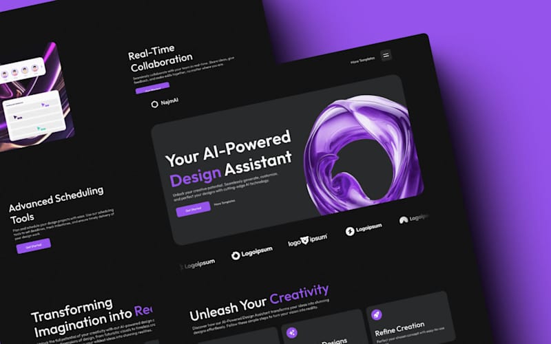 Cover image for NajmAI - SaaS Framer Template