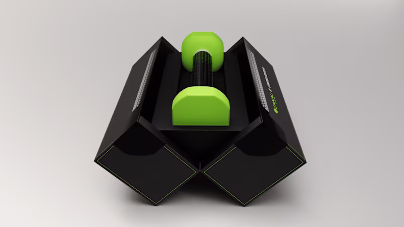 Cover image for gym dumbbell packaging
