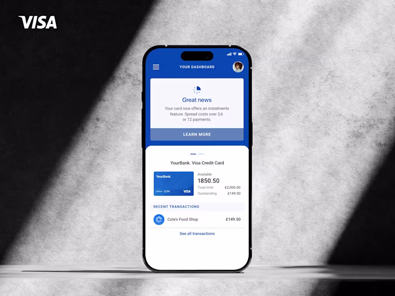 Cover image for Increasing feature opt-in for Visa Instalments