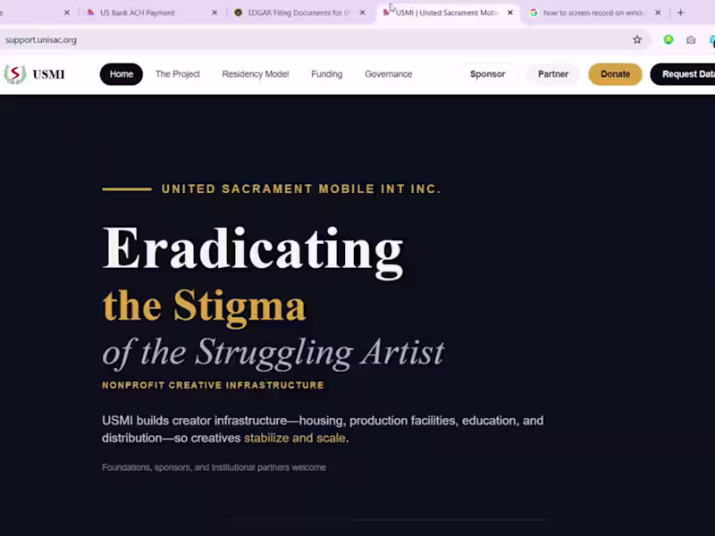 Cover image for Discover Our Creative Infrastructure Non-Profit Initiative