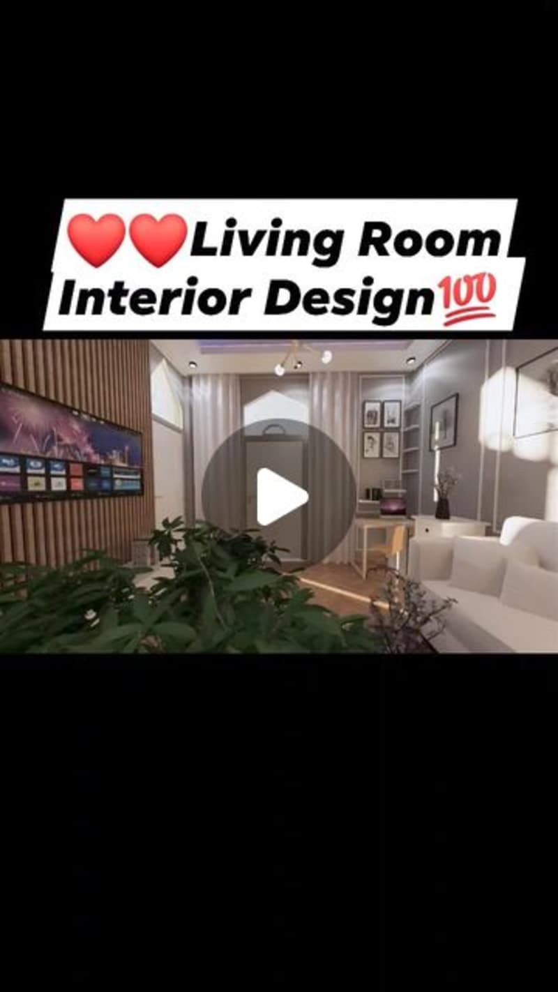 Cover image for Sanju on Instagram: ”❤️❤️Living Room Interior Design 2024 💯💯�…