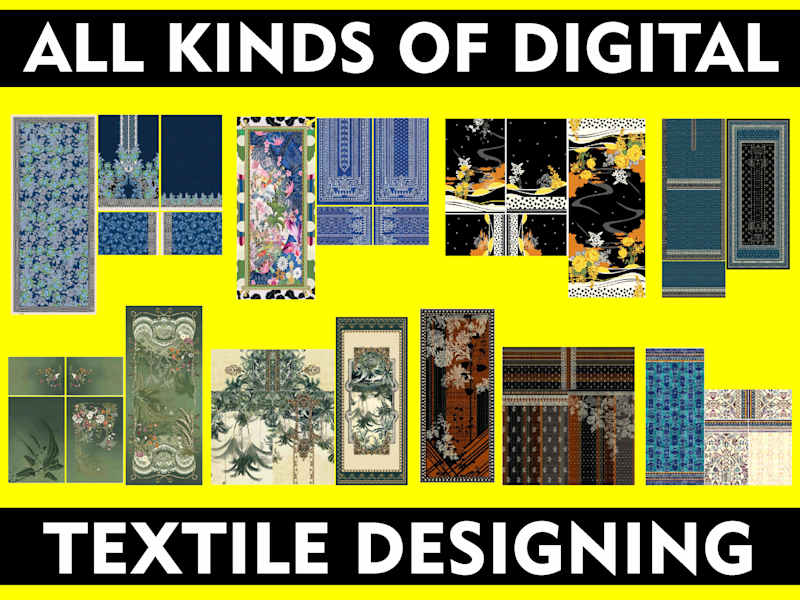 Cover image for Innovative Textile Design Projects by Owais Ahmed