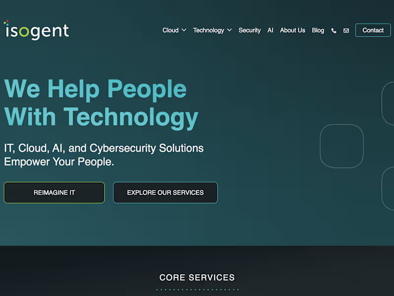 Cover image for New site for Isogent