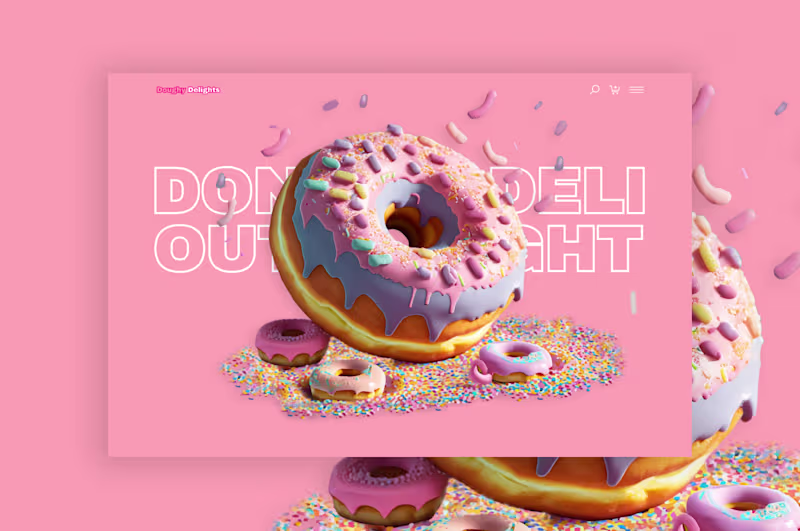 Cover image for Donut Bakery Website