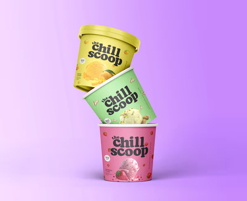 Cover image for Logo & Packaging Design for The Chill Scoop