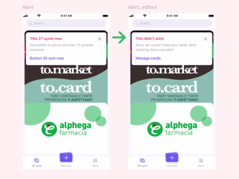 Cover image for User-friendly alert messages for an e-commerce app